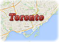Mapa Toronto