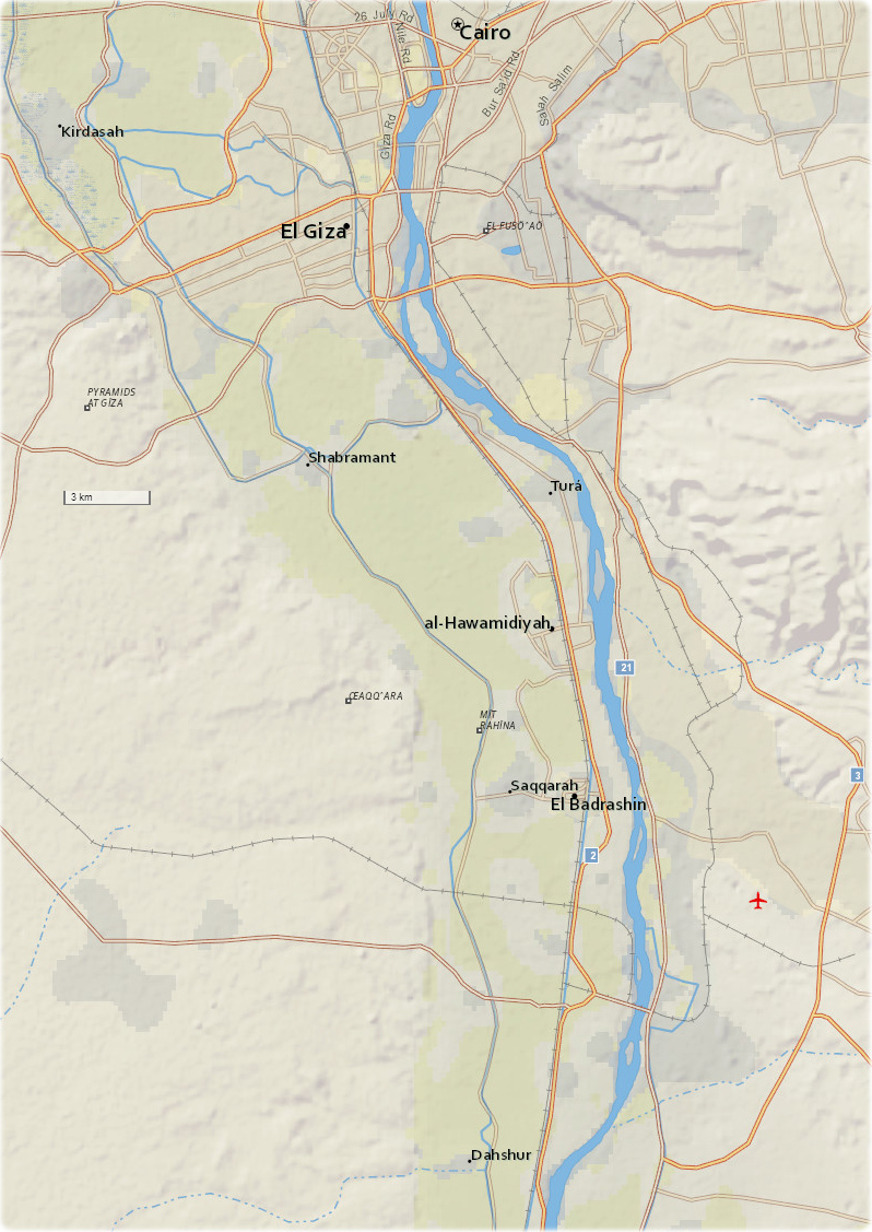 Mapa Gizé