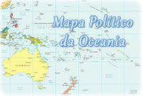 Mapa politico Oceania