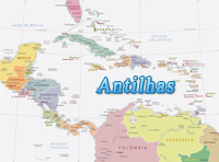 Antilhas mapa
