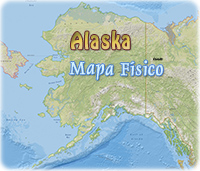 Mapa Alasca