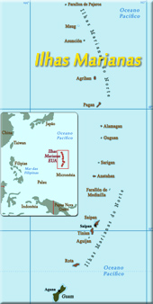 Ilhas Marianas mapa