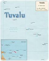 Mapa Tuvalu