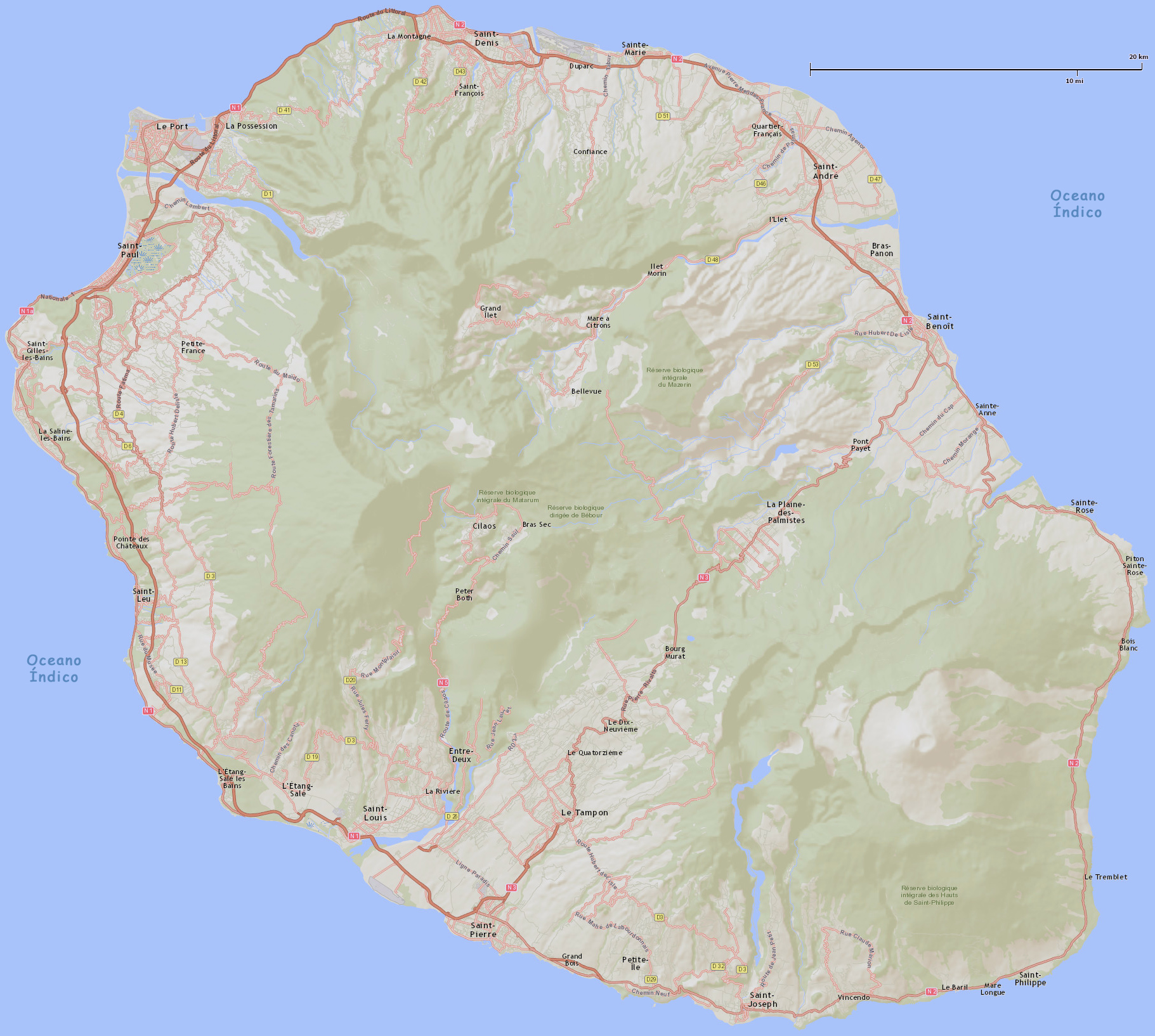 Mapa Reuniao