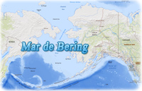 Mapa Mar de Bering