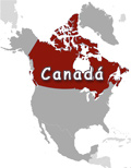 Mapa Canadá