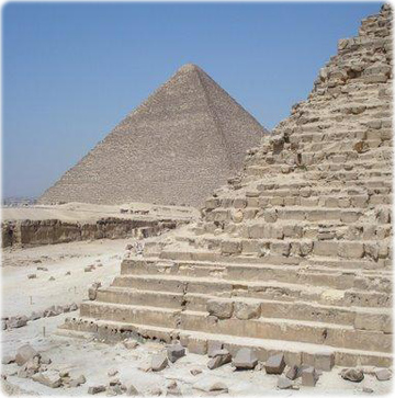 Degraus piramides