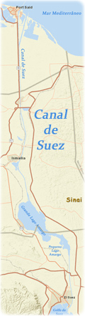 Mapa Suez