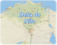Delta Nilo mapa