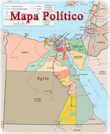 Mapa Egito