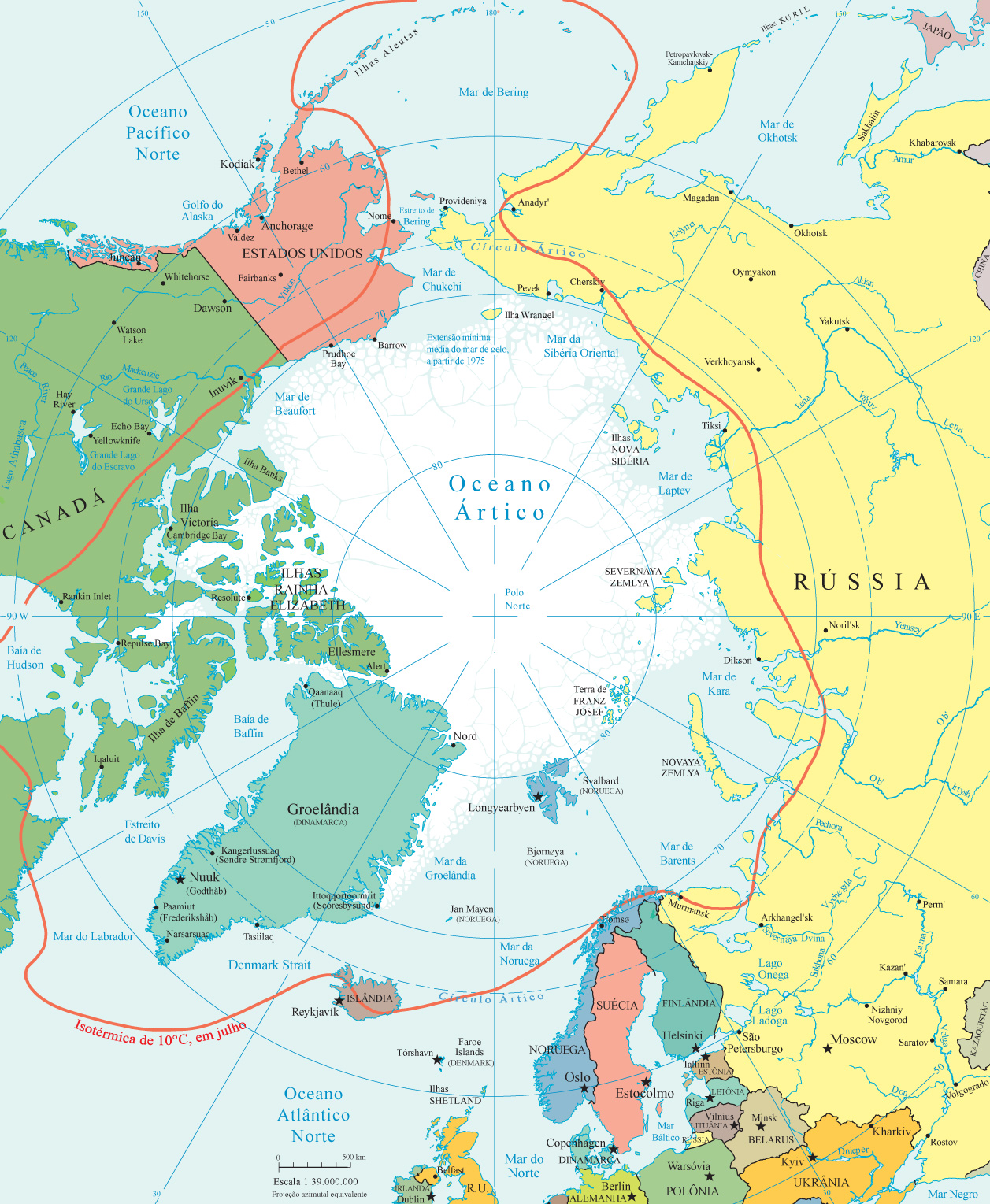Mapa Artico