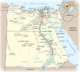 Egito Mapa