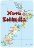Mapa Nova Zelândia