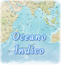Oceano Indico mapa