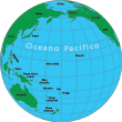 Mapa Oceano Pacifico