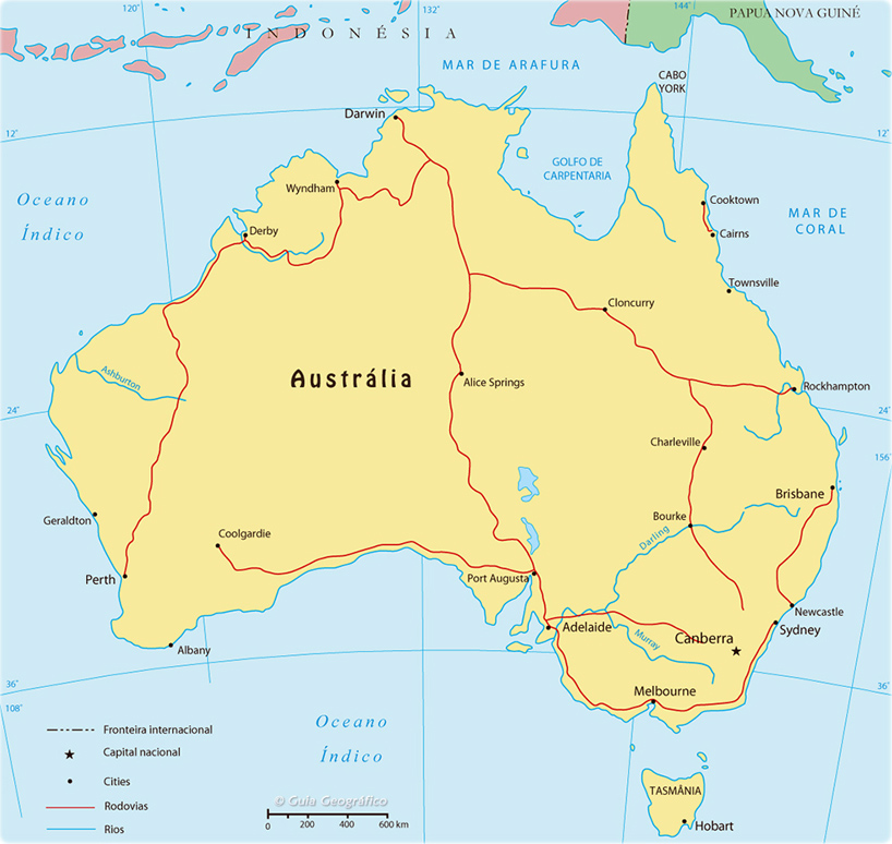 Australia mapa