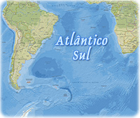 Mapa Atlantico Sul