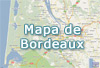 Mapa Bordeaux