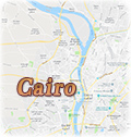 Mapa Cairo
