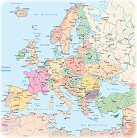 Mapa politico Europa