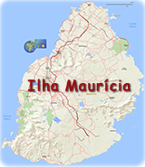 Mapa Ilha Mauricia